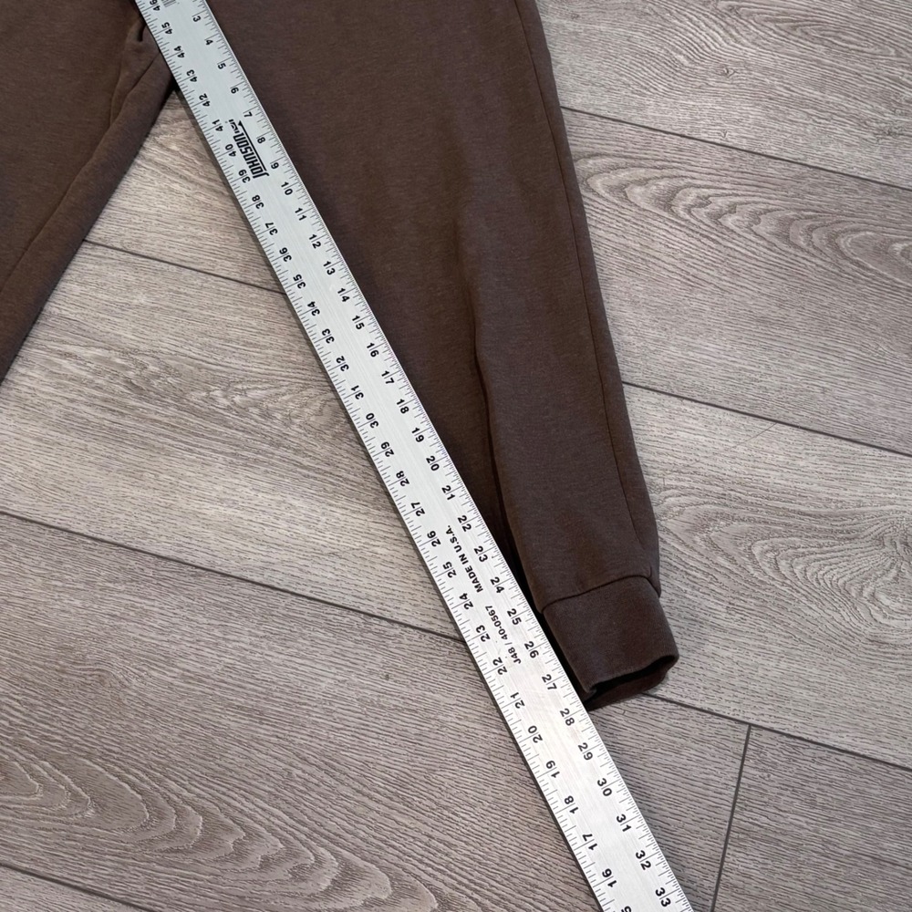 Polo Ralph Lauren Joggers Mens Large Brown Fleece Pony Logo Sweatpants Lounge - Picture 6 of 7